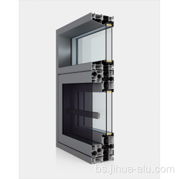 Vruća prodajna rezidencijalna projekta 6063 Aluminium Profil Prozori